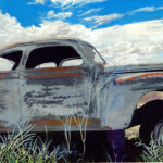 "Rust Never Sleeps." Gouache, 24.75"x15.25" $700.