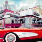 SOLD! "Silver Diner." Collection of Von Hengst Family.