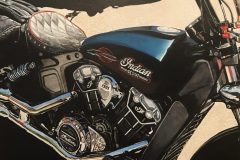 "Indian Scout," Acrylic on Canvas, 18"x24".