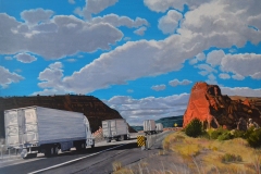 Wagons-West-30x40-Acrylic-on-Canvas
