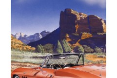 SOLD! \"Sedona Vette,\" My first-ever Sedona painting... Collection of Mr. Robert Jartz, Madison WI.