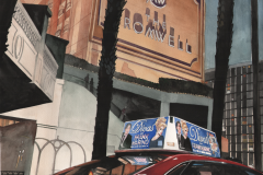 SOLD! "Cromwell," 22.5" x 17," Gouache. Collection of William Warren, Long Beach, CA.