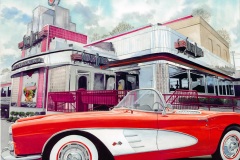 SOLD! \"Silver Diner.\" Collection of Von Hengst Family.